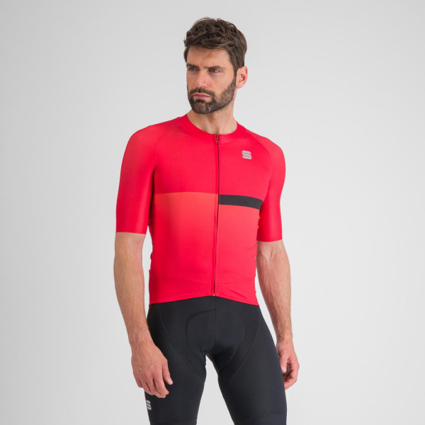 SPORTFUL BOMBER KERÉKPÁROS RÖVID UJJAS MEZ PIROS