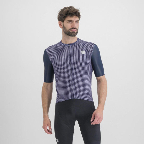SPORTFUL CHECKMATE KERÉKPÁROS MEZ  GALAXY BLUE CHALCK VIOLET