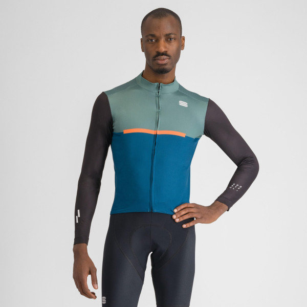SPORTFUL PISTA THERMAL HOSSZÚ UJJAS MEZ KÉK ZÖLD FEKETE NARANCS